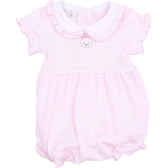 Girls Pink Striped Shortie