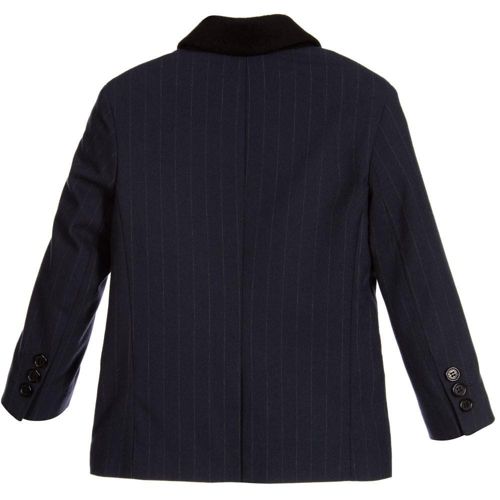 Marc Jacobs Navy Pinstripe Suit Jacket