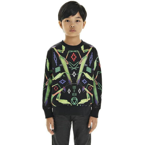 Marcelo Burlon Boys Black 'Parr' Sweatshirt