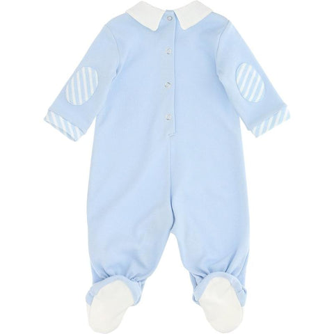 Monnalisa Baby Boys Blue Babygrow