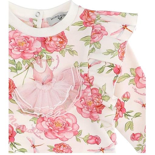 Monnalisa Baby Girls Floral Jumper Dress