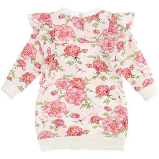 Monnalisa Baby Girls Floral Jumper Dress