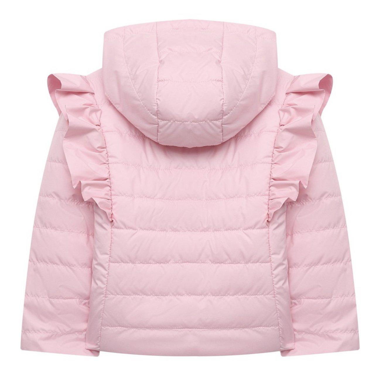 Monnalisa Baby Girls Pink Frill Jacket