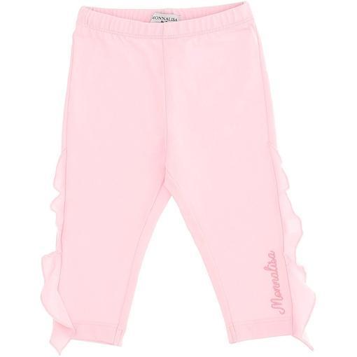 Monnalisa Baby Girls PInk Ruffle Leggings