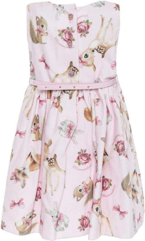 Monnalisa Baby Girls Pink 'Woodlands' Dress