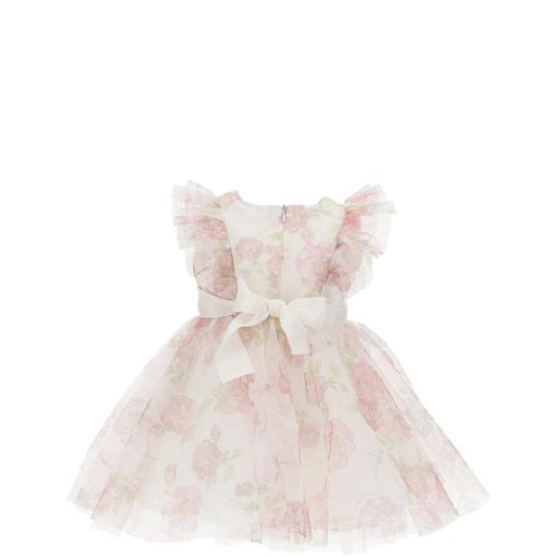 Monnalisa Baby Girls Tulle Floral Dress