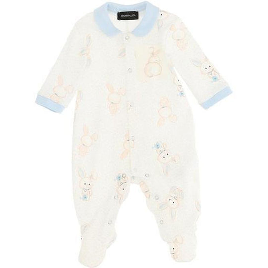 Boys Bunny Babygrow