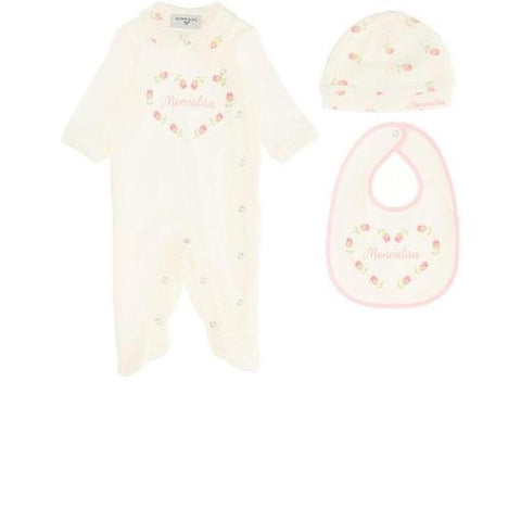 Monnalisa Girls Babygrow Set