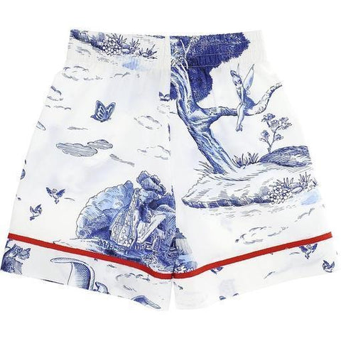 Monnalisa Girls Blue Fairytale Shorts