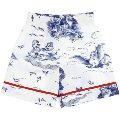 Monnalisa Girls Blue Fairytale Shorts