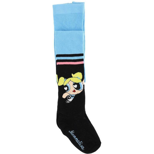 Girls Blue Powerpuff Tights
