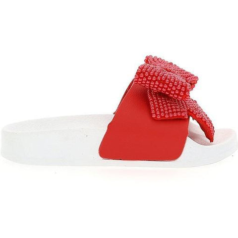 Monnalisa Girls Bow Sliders