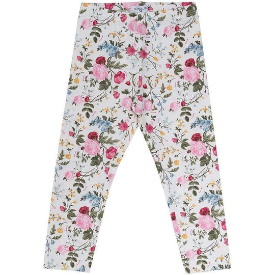 Girls Cream Leggings