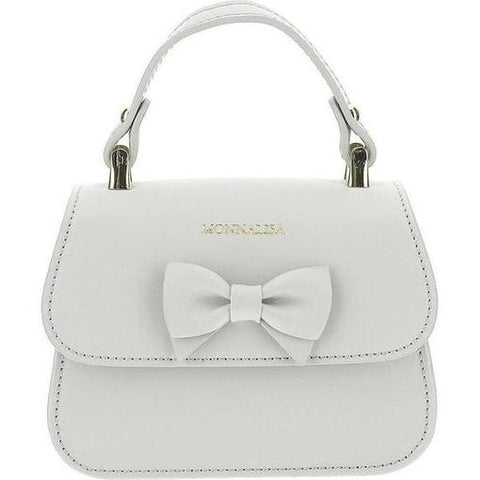 Monnalisa Girls Grey Bow Bag