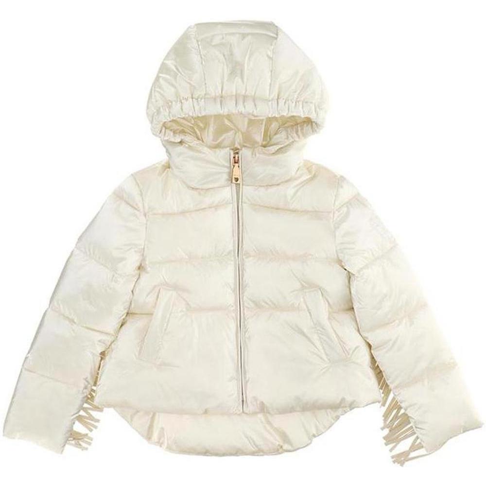 Monnalisa Girls Ivory Fringe Jacket