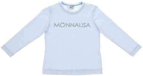 Monnalisa Girls Pastel Blue Top