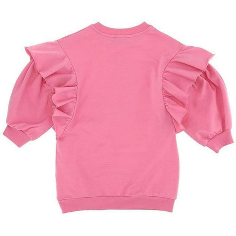 Monnalisa Girls Pink Alice Jumper Dress