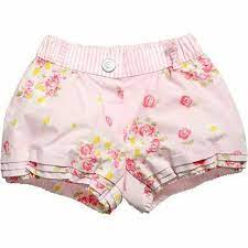 Girls Pink Daisy Shorts