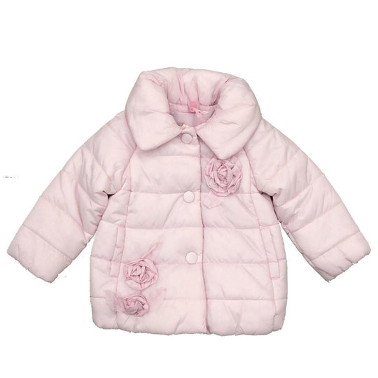 Girls Pink Padded Coat