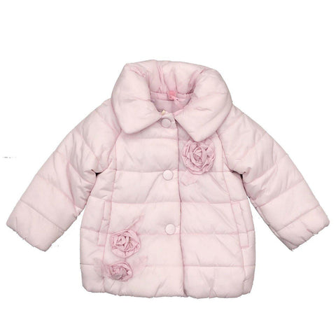 Monnalisa Girls Pink Padded Coat