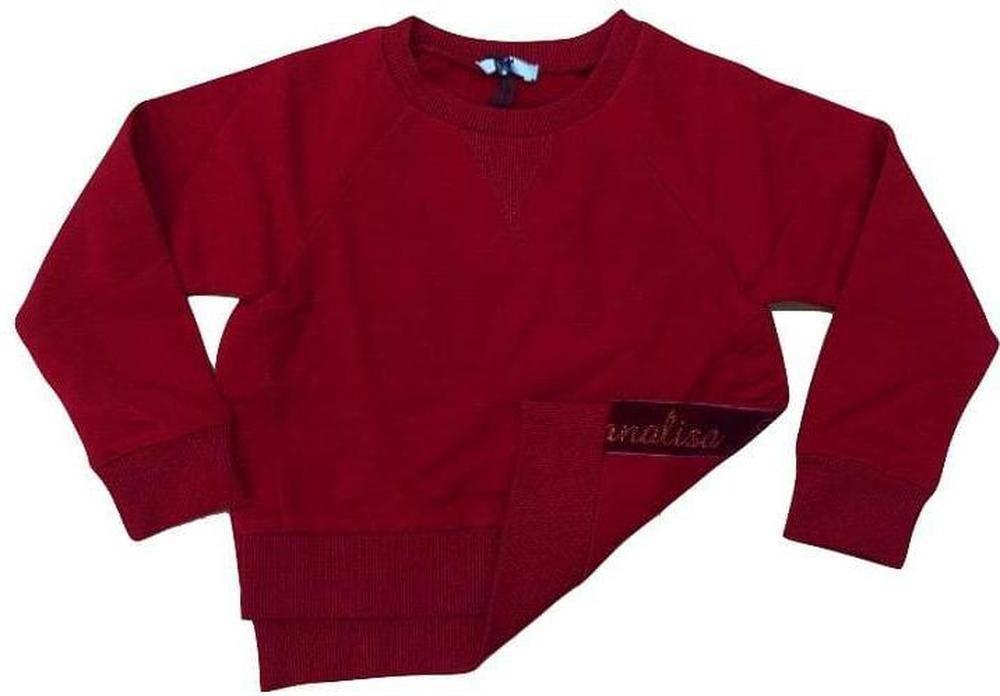 Monnalisa Girls Red Sweatshirt