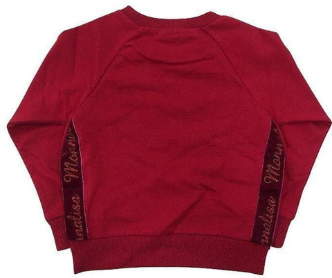 Monnalisa Girls Red Sweatshirt