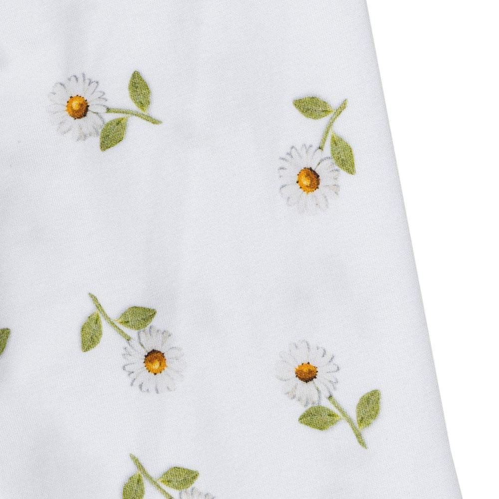 Monnalisa Girls White Daisy Leggings