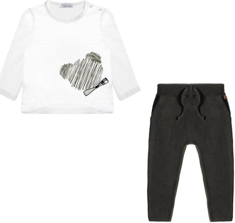 Nanan NANAN Boys Green 3 Piece Outfit