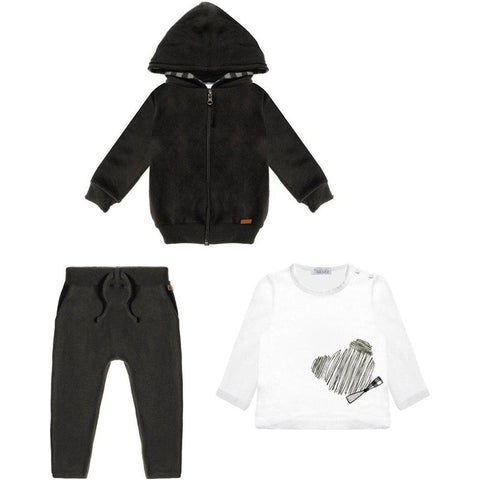 Nanan NANAN Boys Green 3 Piece Outfit