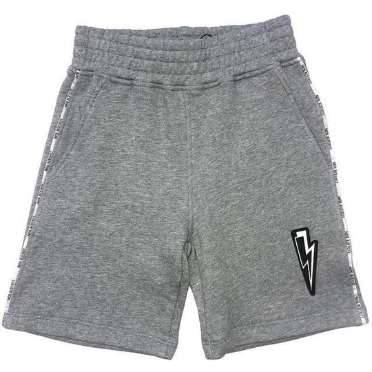 Grey Bolt Shorts