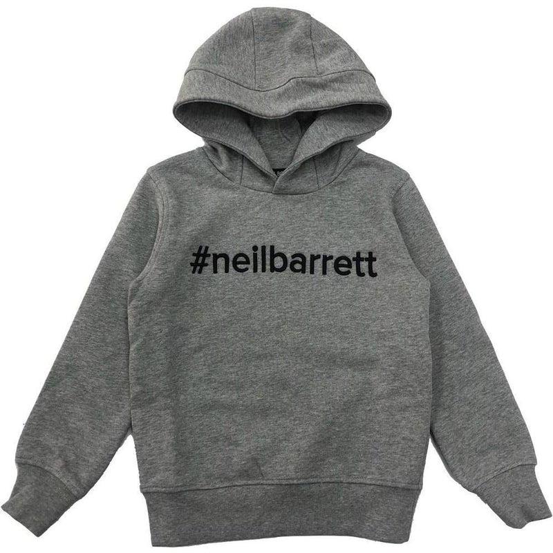 Neil Barrett Grey Hooded Sweatshirt