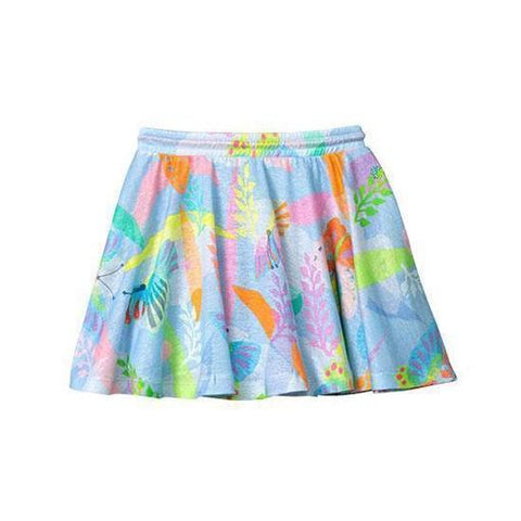 Oilily Girls Blue Tauto Jersey Skirt