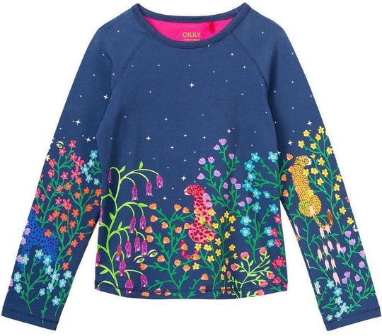 Girls Blue Tumble T-shirt