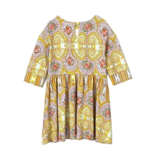 Girls Lilac Torient jersey dress