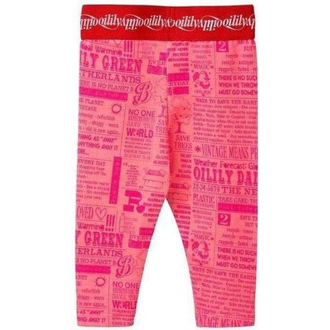 Oilily Girls Pink Taski leggings