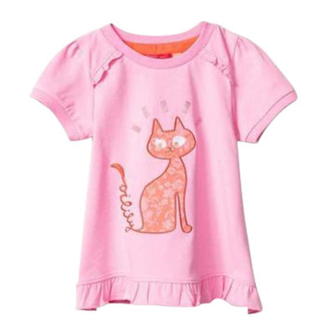 Oilily Girls Pink Tootoo short sleeve T-shirt