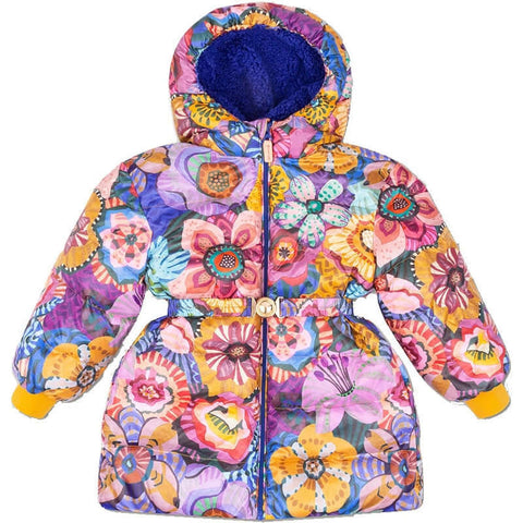 Oilily Girls Yellow Carol coat