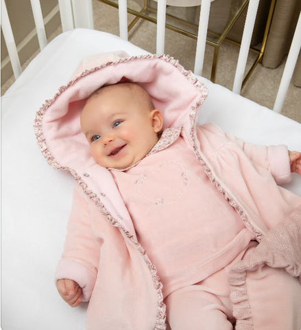 patachou Baby Girls Pink Coat