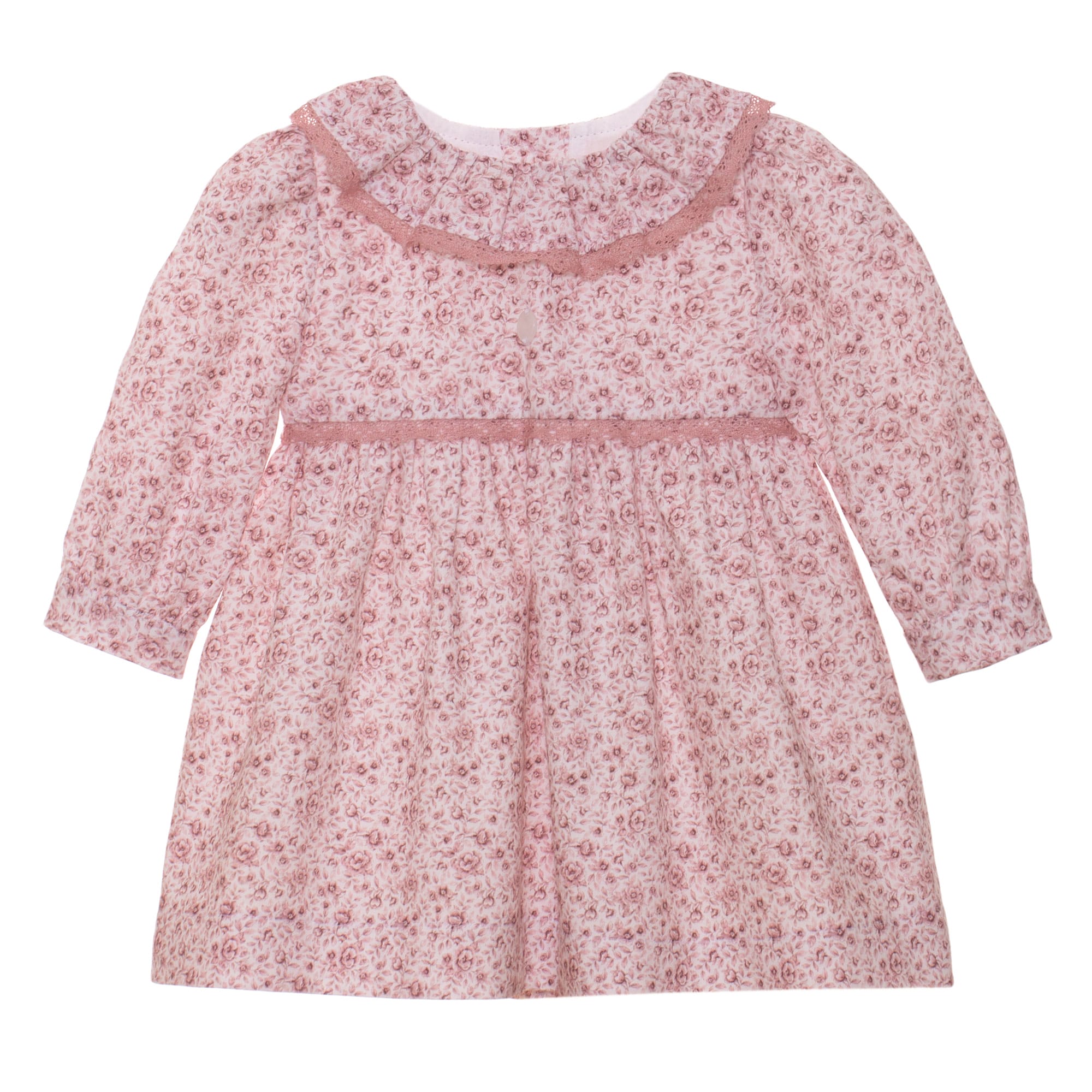 patachou Baby Girls Pink Roses Dress