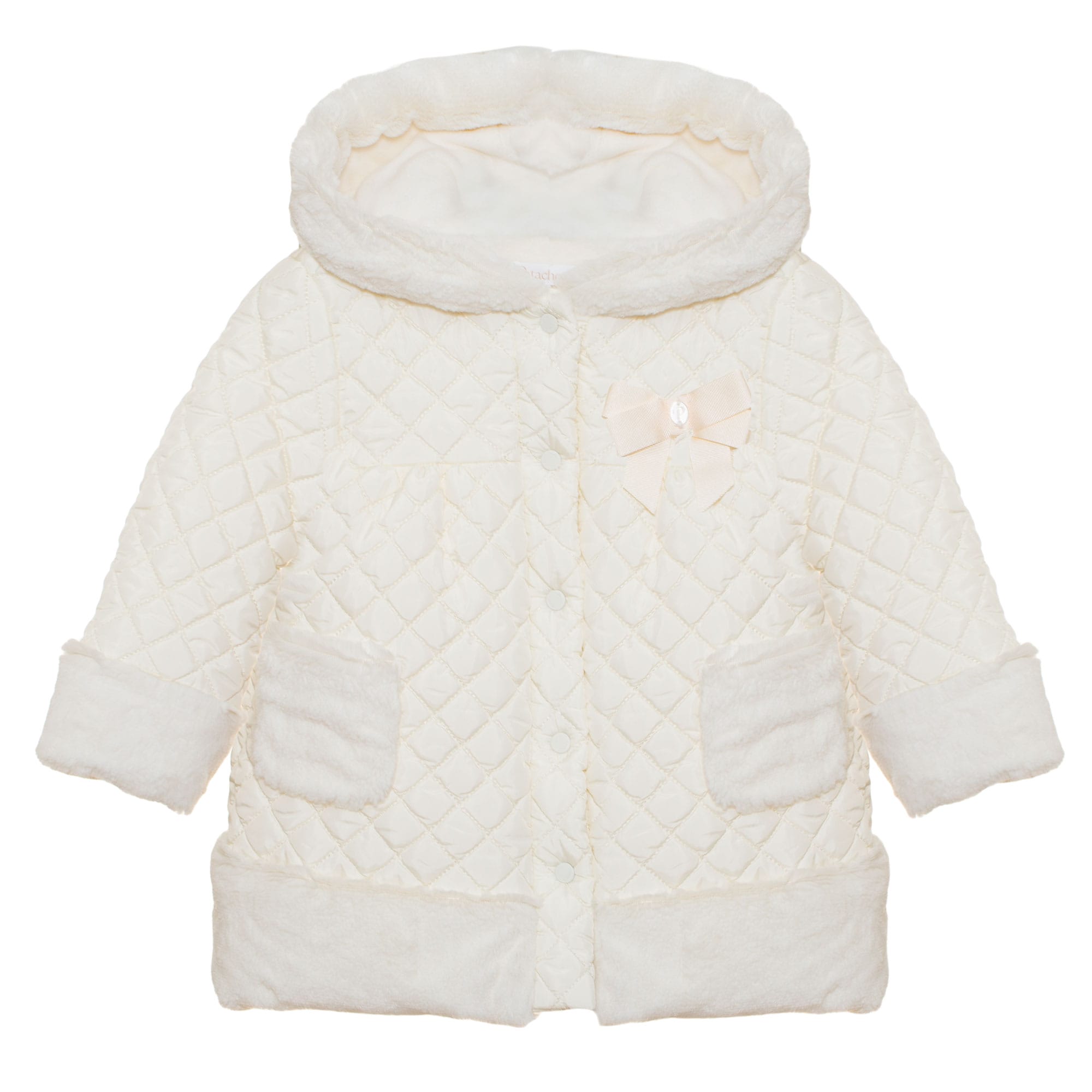 patachou Girls Cream Coat