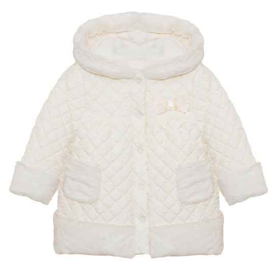 Girls Cream Coat