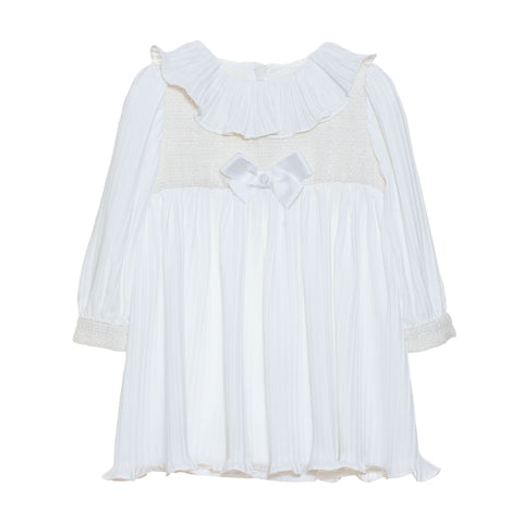 patachou Girls Cream Frill Dress