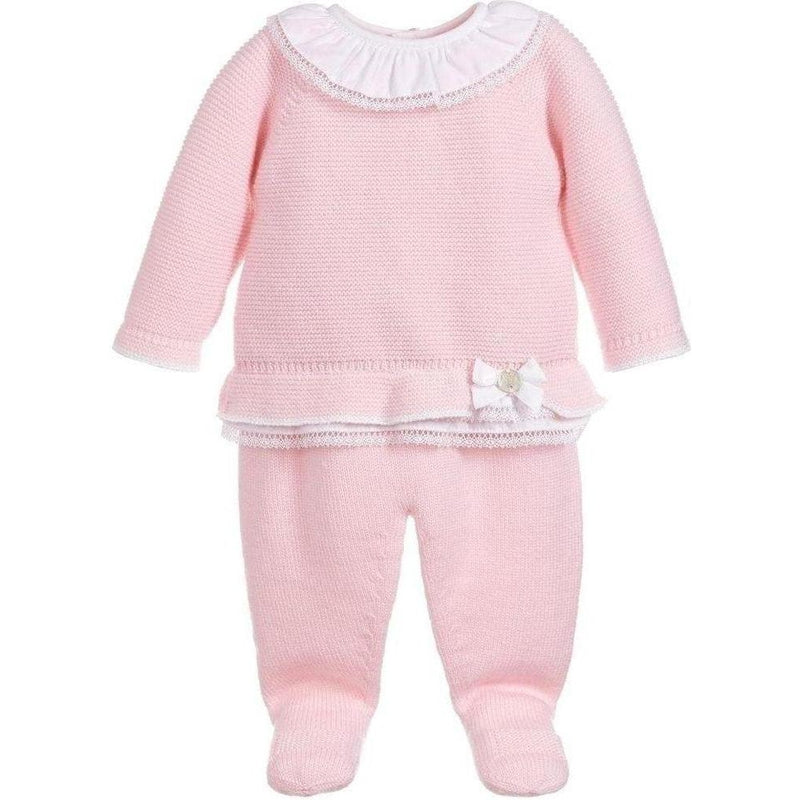 Paz Rodriguez Baby Girls Pink & White Set