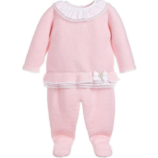 Baby Girls Pink & White Set