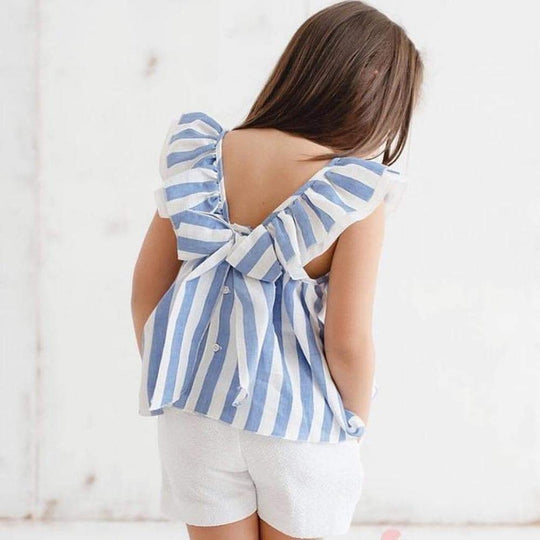 Girls Blouse & Short Set
