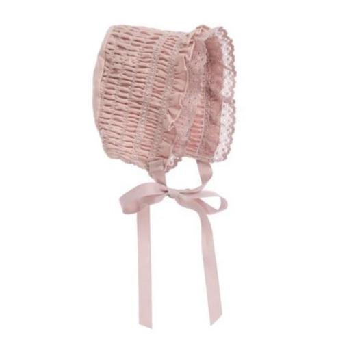 Paz Rodriguez Girls Misty Pink Bonnet