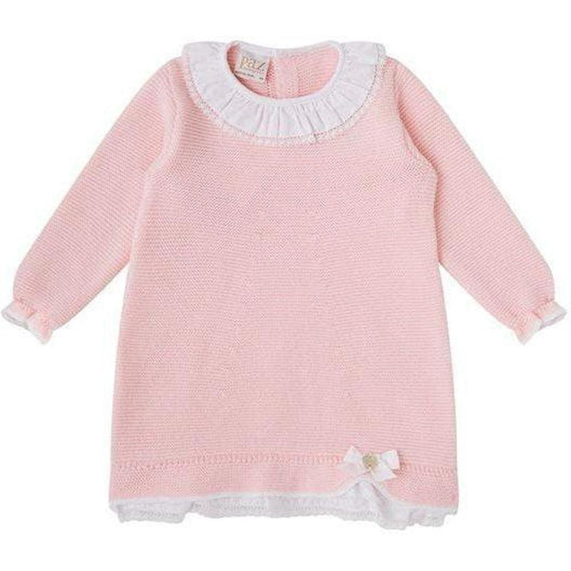 Paz Rodriguez Girls Pink Knit Dress