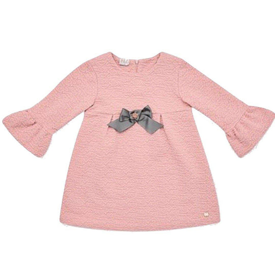 Girls Pink Patterned Dress