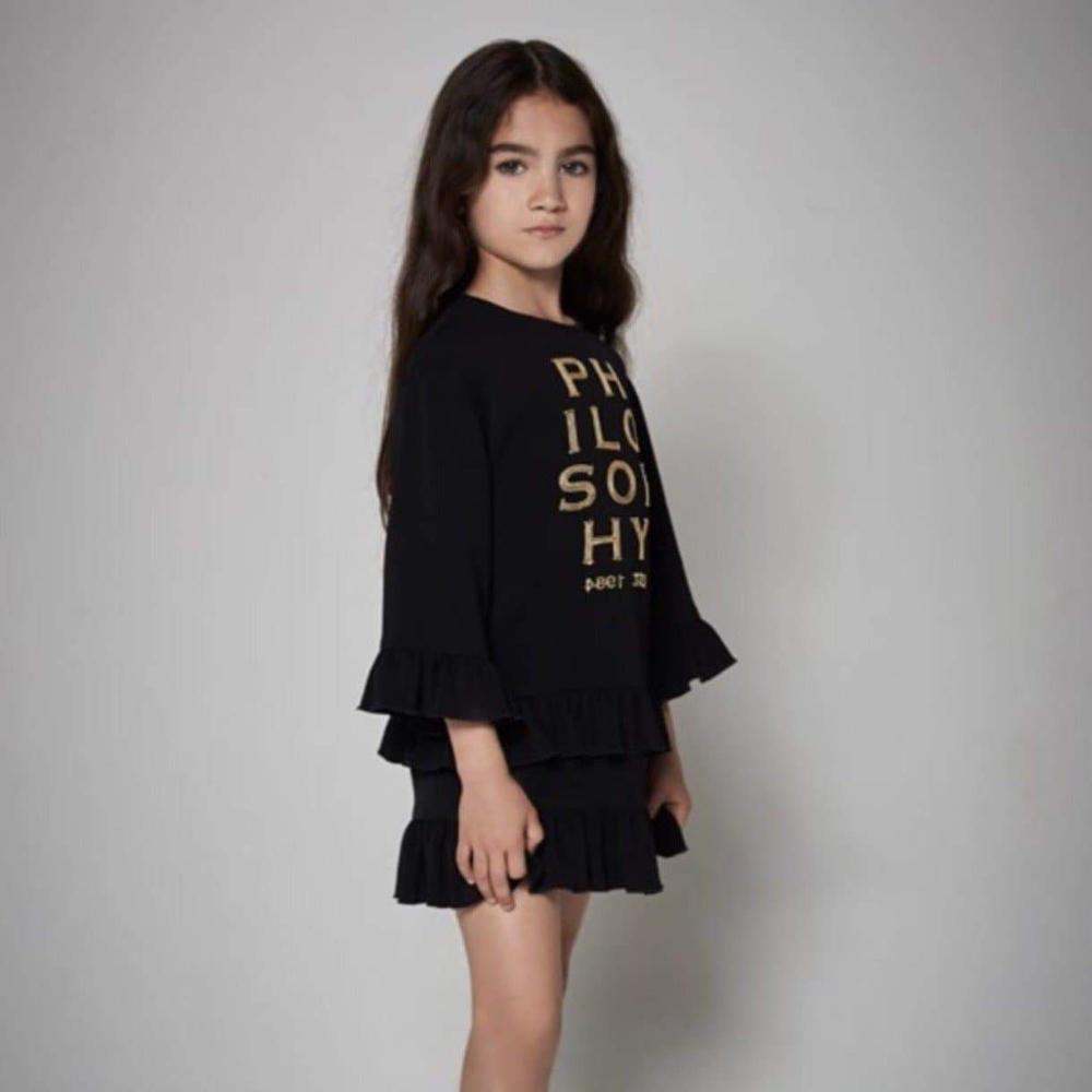 Philosophy Di Lorenzo Serafini Girls Black Dress