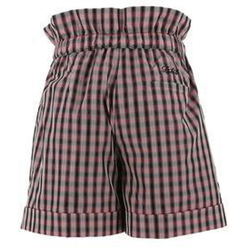 Philosophy Di Lorenzo Serafini Girls Pink & Black Gingham Shorts